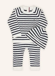 Tommy Hilfiger Zestaw: Sweter, Spodnie Z Dzianiny I Czapka weiss - Czapki damskie - miniaturka - grafika 1
