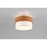 Lampy sufitowe - Seasons plafon Boho biało brązowy drewno 611500201 Trio - miniaturka - grafika 1