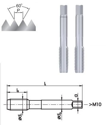 Fanar Gwintownik ręczny M20x1 2szt. A1-220001-0203