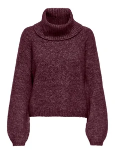 ONLY Golf w kolorze fioletowym - Swetry damskie - miniaturka - grafika 1