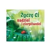 Aforyzmy i sentencje - zbiorowa Praca ŻYCZĘ CI NADZIEI I CIERPLIWOŚCI PEREŁKI Opracowanie zbiorowe OD 24,99zł - miniaturka - grafika 1