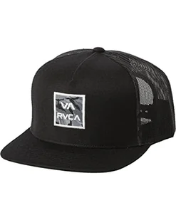RVCA męska czapka Trucker czarna jeden rozmiar - Czapki damskie - miniaturka - grafika 1