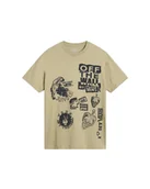 Koszulki i topy damskie - T-shirt Mixed Messages Oversized VN000HHHD3Z XXL - miniaturka - grafika 1