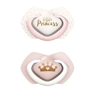 Smoczki uspokajające - canpol Babies Canpol Baby smoczek silikonowy 6-18m-cy symetryczny Royal baby 2szt - miniaturka - grafika 1