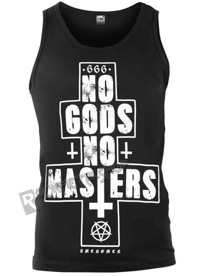 koszulka na ramiączkach AMENOMEN - NO GODS NO MASTERS (OMEN080KR)-L