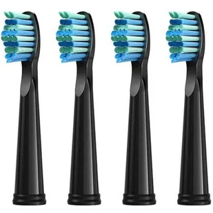 FairyWill Końcówki do szczoteczki Fairywill 507/508 (czarne) FW-02 4 pcs - Końcówki do szczoteczek elektrycznych - miniaturka - grafika 1