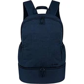 Plecaki - JAKO Plecak unisex 1821 czarny czarny nakrapiany 30l - miniaturka - grafika 1