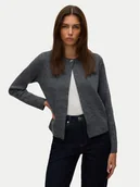 Swetry damskie - Vero Moda Kardigan Marina 10331339 Szary Regular Fit - miniaturka - grafika 1
