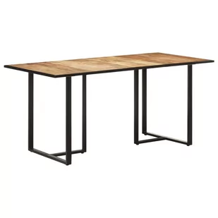 VidaXL Lumarko Stół jadalniany, 160 cm, surowe drewno mango 320693 VidaXL - Stoły - miniaturka - grafika 1