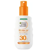 Wody i perfumy damskie - Garnier Ambre Solaire Hydra 24H spray ochronny SPF30 150ml - miniaturka - grafika 1