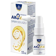 Wzrok i słuch - Oleofarm Akuvax spray do uszu 15 ml | DARMOWA DOSTAWA OD 199 PLN! - miniaturka - grafika 1
