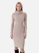 Sukienki - ONLY Sukienka dzianinowa Nellie 15363533 Beżowy Regular Fit - miniaturka - grafika 1