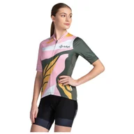 Koszulki sportowe damskie - Damska koszulka rowerowa Kilpi Ritael Rozmiar: M / Kolor: różowy/zielony - miniaturka - grafika 1