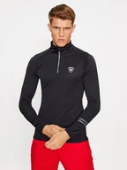 Pozostała odzież narciarska - Rossignol Koszulka techniczna Poursuite RLMML01 Czarny Regular Fit - miniaturka - grafika 1