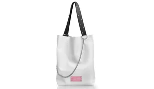 SHOPPER skóra naturalna BIAŁY - Torebki damskie - miniaturka - grafika 1