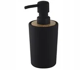 Mydelniczki i dozowniki mydła - Bisk Umbra dozownik do mydła drewno czarny 07912 - miniaturka - grafika 1