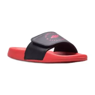 Klapki 4F 4FJSS23FFLIM080-62S czarne - Klapki i japonki damskie - miniaturka - grafika 1