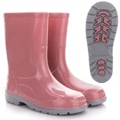Buty dla dziewczynek - Kalosze dziecięce gumowce gumiaki dla dzieci wodoodporne do szkoły 34 - miniaturka - grafika 1