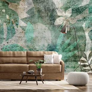 Fototapeta samoprzylepna - Florystyczny mural (rozmiar 98x70) - Fototapety - miniaturka - grafika 1
