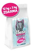 Sucha karma dla psów - Ibero COLD PRESSED dog  adult  M/L  FISH  - ryba - 12kg + 3kg GRATIS - miniaturka - grafika 1