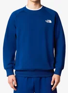 Bluzy sportowe męskie - Bluza bez kaptura The North Face Raglan Redbox Crew - estate blue/tnf white - miniaturka - grafika 1