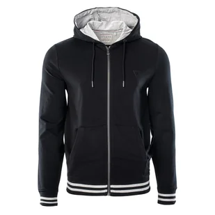Męska Bluza GUESS BROOKS HOODIE TRUCK FLEECE M2RQ48K6ZS1-JBLK – Czarny - Bluzy męskie - miniaturka - grafika 1
