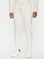 Spodnie sportowe męskie - Guess Spodnie dresowe Z2YB22 KAIJ1 Biały Regular Fit - miniaturka - grafika 1