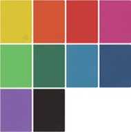 Zeszyty szkolne - Herlitz Zeszyt A496k kratka Rainbow Classic (5 szt) - zeszyt - miniaturka - grafika 1