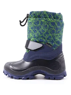 lamino Kozaki zimowe w kolorze granatowym - Kozaki damskie - miniaturka - grafika 1