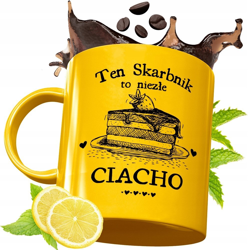 Złoty Kubek Premium Dla Skarbnika Prezent z Nadrukiem ze Zdjęciem + Opakowanie na prezent (wzór 02)