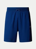 Spodenki męskie - The North Face Szorty sportowe Essential NF0A8C2G Niebieski Loose Fit - miniaturka - grafika 1