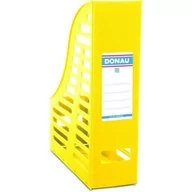 Pojemniki biurowe - Donau Pojemnik ażurowy na dokumenty , PP, A4, składany, żółty 7464001PL-11 - miniaturka - grafika 1