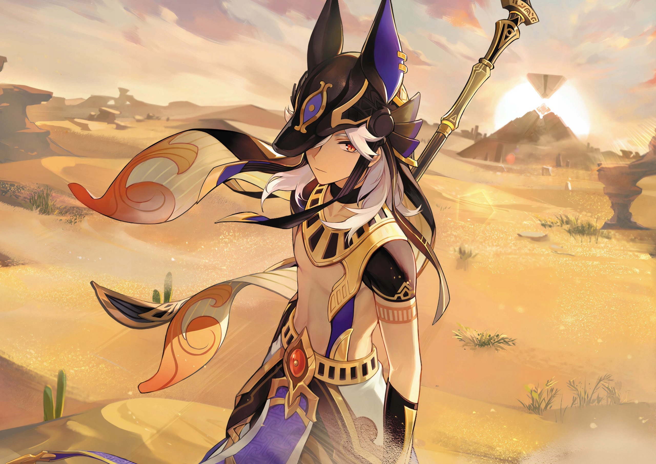 Plakat A1 Genshin Impact Anime Gra Cyno