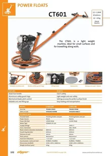 NORTON CLIPPER CT601 ME ZACIERACZKA ELEKTRYCZNA DO BETONU POSADZEK MECHANICZNA 600mm - Inne urządzenia budowlane - miniaturka - grafika 12