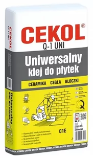 Klej do płytek uniwersalny Q1 uni 5 kg - Inne mocowania - miniaturka - grafika 1