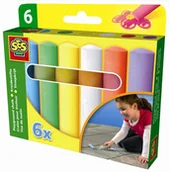 Przybory szkolne - Ses NL Kreda kolorowa do chodników 6 kolorów - miniaturka - grafika 1