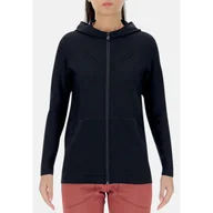 Bluzy sportowe damskie - Bluza sportowa damska Uyn Woman Run Fit OW Hooded Full Zip - miniaturka - grafika 1