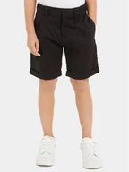 Spodenki damskie - Szorty materiałowe Calvin Klein Jeans - miniaturka - grafika 1
