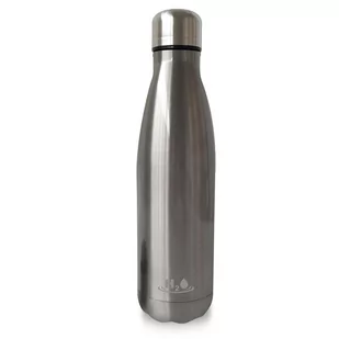 PURO PURO H2O Butelka termiczna ze stali nierdzewnej 500 ml (Silver) H2O500B1STEEL - Butelki termiczne - miniaturka - grafika 1