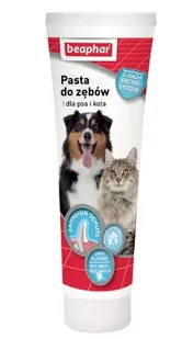 Beaphar PASTA DO ZĘBÓW 100G pasta do zębów o smaku wątróbki dla psów i kotów 54215-uniw - Suplementy i witaminy dla psów - miniaturka - grafika 1
