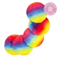 Waciki, płatki i patyczki kosmetyczne - Płatki wielorazowe GLOV Moon Pads Rainbow - edycja limitowana - miniaturka - grafika 1