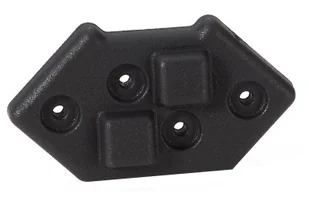 Adam Hall 4939 - Plastikowa nóżka do układania w stos do montażu krawędziowego 4939 - Inne akcesoria muzyczne - miniaturka - grafika 1