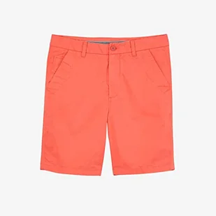 Oxbow Szorty Chino Gładkie Stretch P1ONAGH Papaya - Spodenki damskie - miniaturka - grafika 1