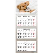 Kalendarze - Kalendarz trójdzielny 82.5x34cm Razem INTERDRUK - miniaturka - grafika 1