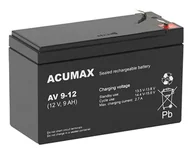 Akumulatory ogólnego zastosowania - EMU Electronic AV 9-12 T2 VRLA AGM 12 V 9 Ah - miniaturka - grafika 1