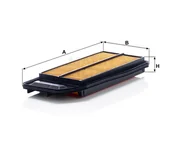 Filtry powietrza - MANN FILTR POWIETRZA MANN C3434 HONDA ACCORD VIII KOMBI 2.0 I 08- - miniaturka - grafika 1