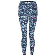 Legginsy - Dare 2b - Damskie Legginsy do ćwiczeń Influential Moonlight Denim Dash Print, Rozmiar: 48 - miniaturka - grafika 1