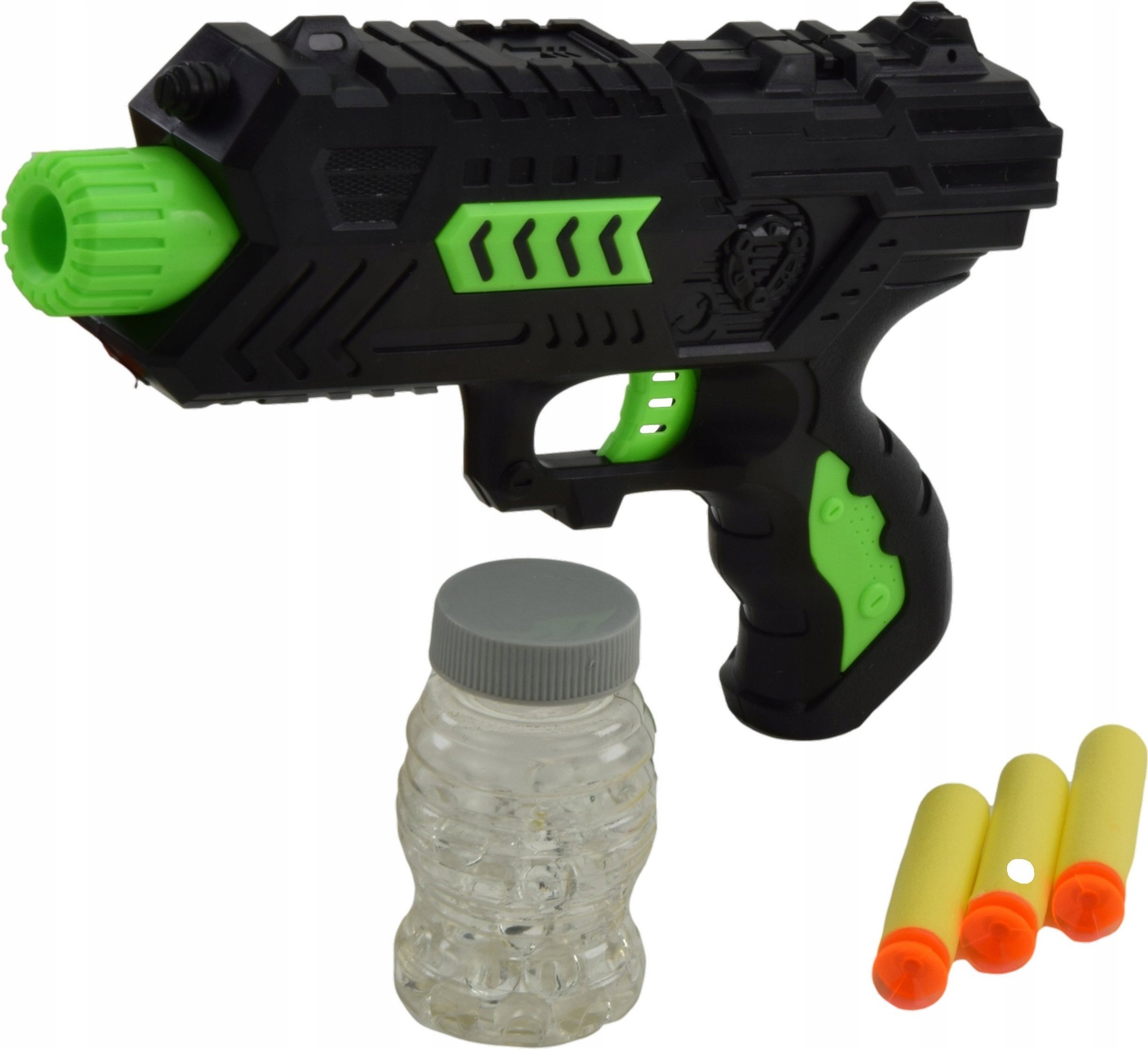 Skleplolki PISTOLET na kulki ŻELOWE 100szt STRZAŁKI 3szt BROŃ