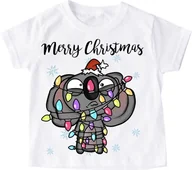 Koszulki dla dziewczynek - Świąteczna koszulka dla dziecka - miniaturka - grafika 1