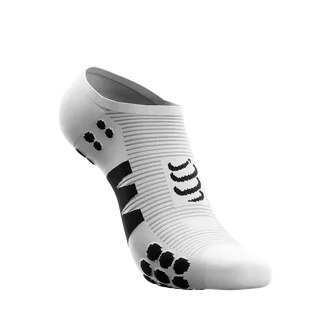 COMPRESSPORT Skarpetki do biegania krótkie NO SHOW SOCKS white/black - Skarpetki sportowe męskie - miniaturka - grafika 2